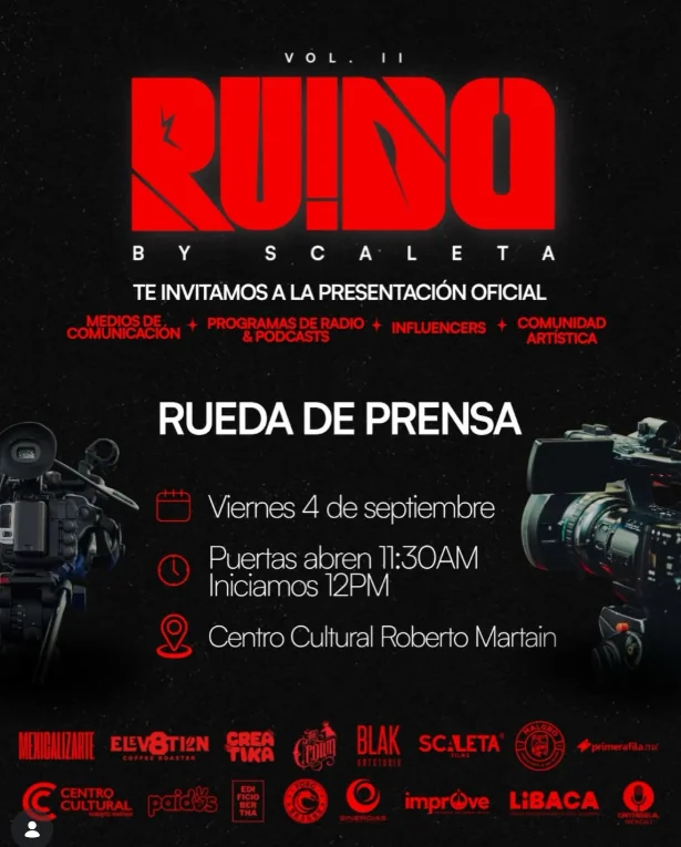 Flyer de RUIDO 