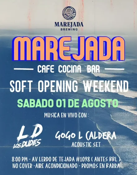 Flyer de SOFT OPENNING WKND