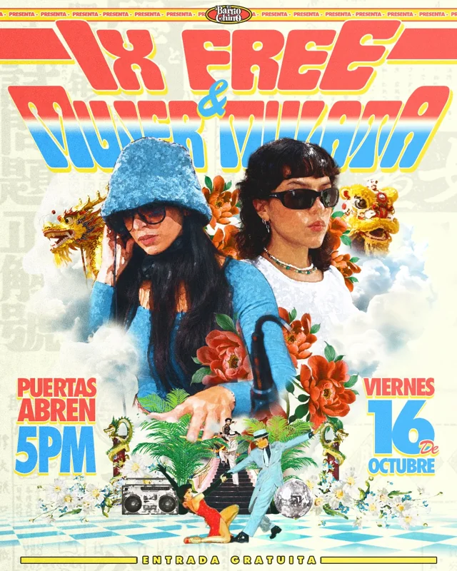 Flyer de Ix Free & Mujer Mulata 