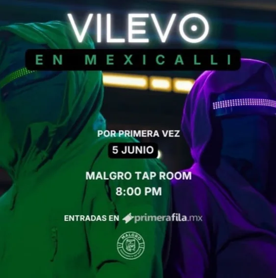 Flyer de Vilevo en mexicali