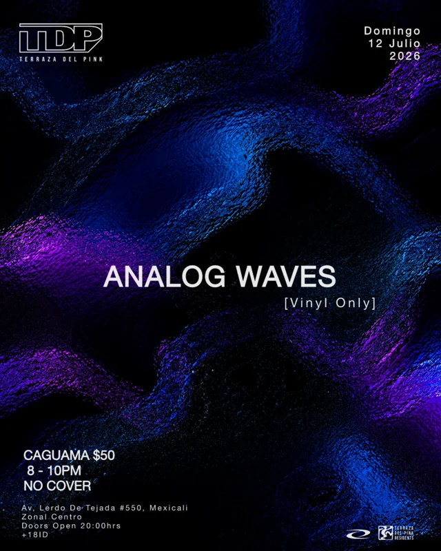 Flyer de ANALOG WAVES