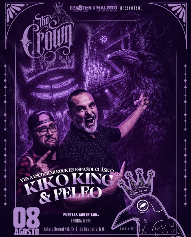 Flyer de Kiko king y feleo