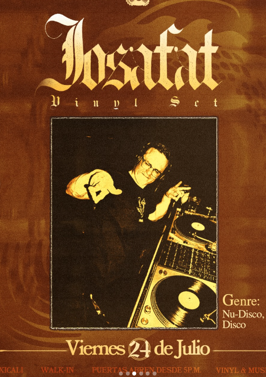 Flyer de Josafat vinyl set