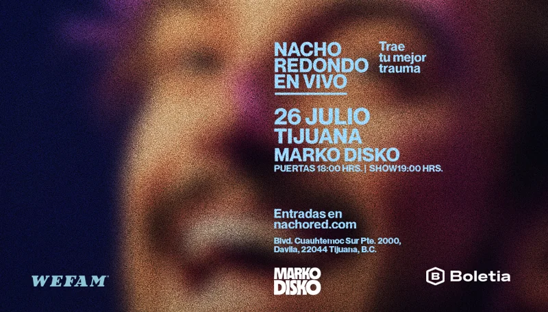 Flyer de Nacho Redondo en Marko Disko