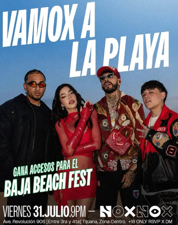 Flyer de Vamox ala playa