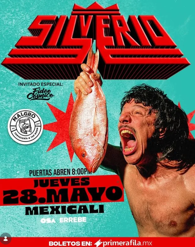 Flyer de Silverio en mexicali