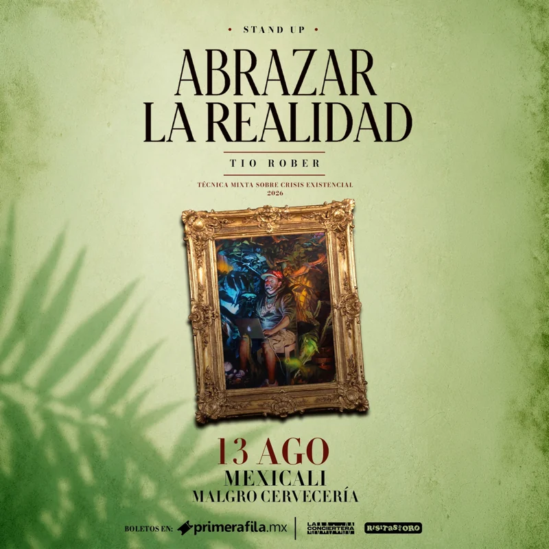 Flyer de ABRAZAR LA REALIDAD