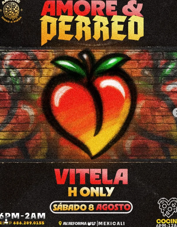 Flyer de Amore & Perreo
