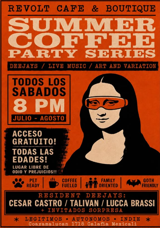 Flyer de Summer coffe party 