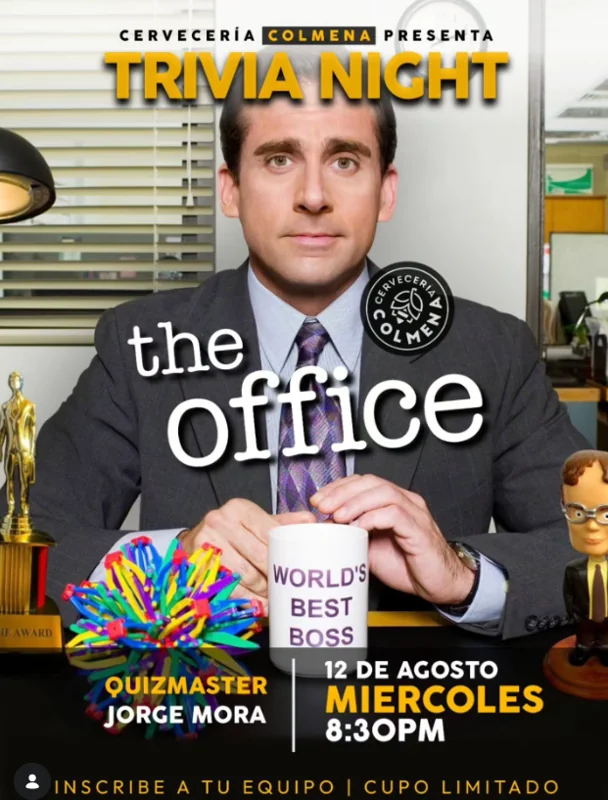 Flyer de Trivia night: the office