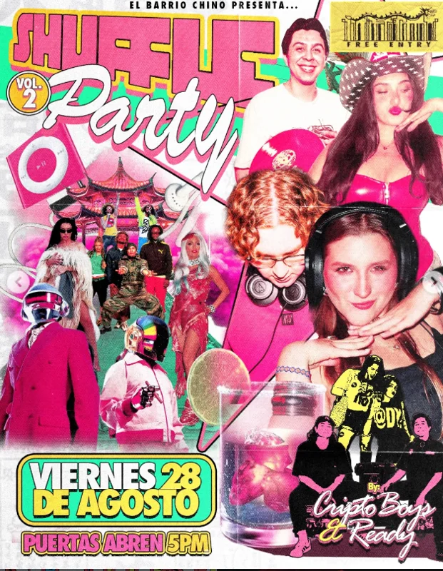Flyer de Shuffle Party Vol 2.