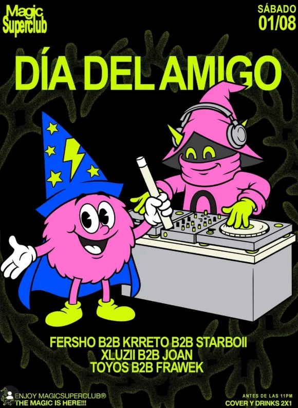 Flyer de Día del mago