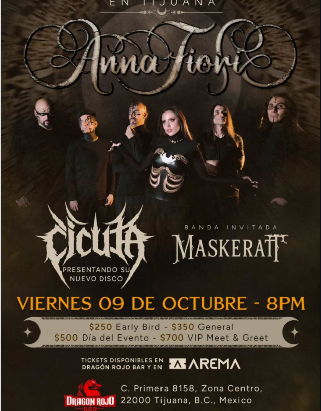 Flyer de Anna Fiori