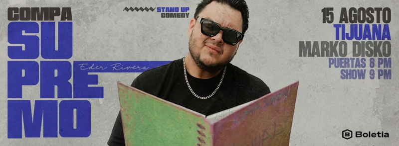 Flyer de Eder Rivera El Compa Supremo
