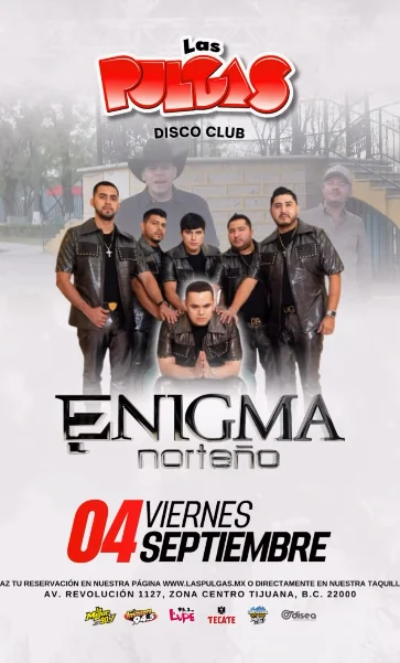 Flyer de Enigma Norteño