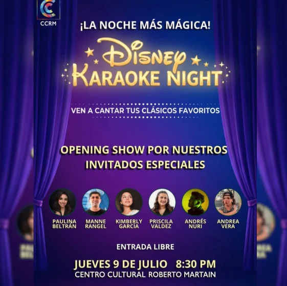 Flyer de Disney Karaoke 