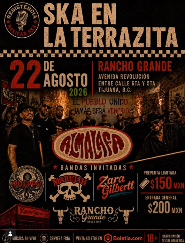Flyer de Ska en la terrazita!