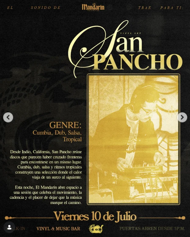 Flyer de San Pancho