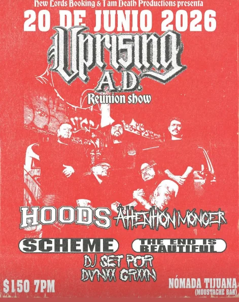 Flyer de UPRISING A.D