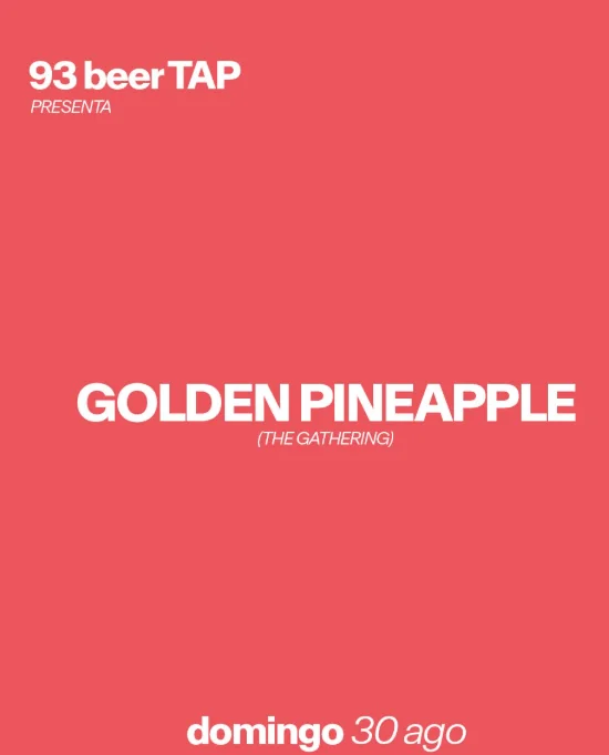 Flyer de Golden pineapple