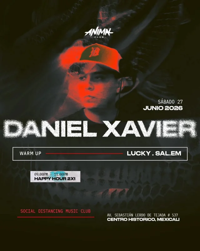 Flyer de Daniel Xavier