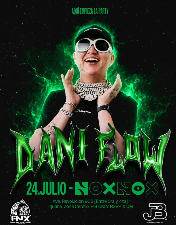 Flyer de Dani Flow