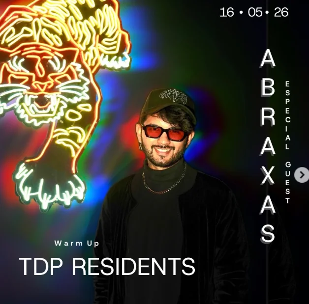 Flyer de TDP x ABRAXAS