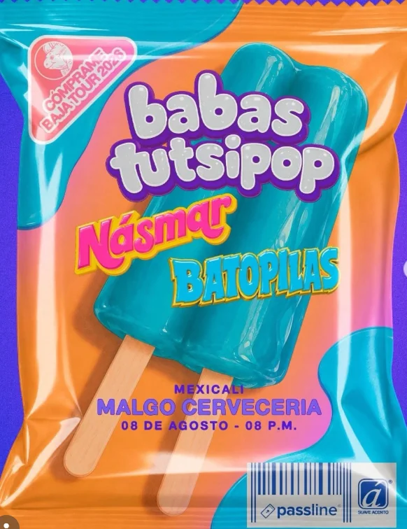 Flyer de Babas TutsiPop (mexicali)