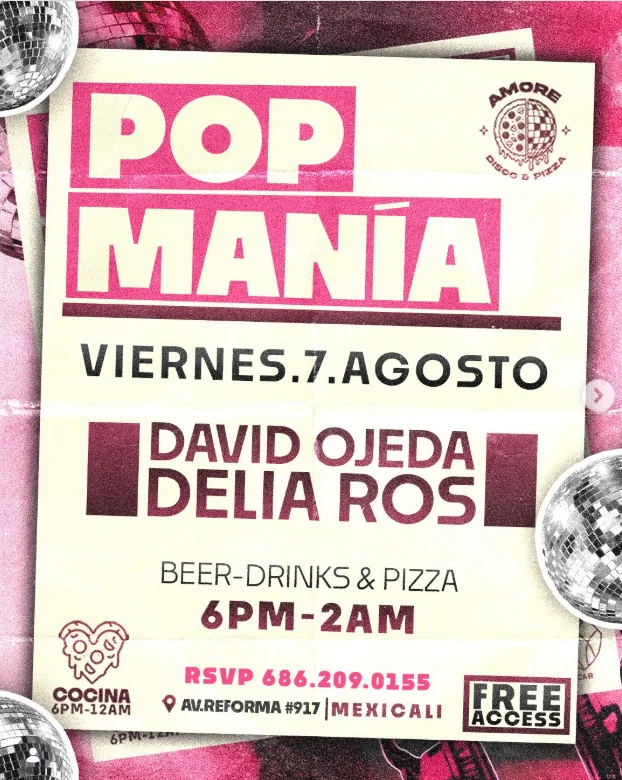 Flyer de Pop mania