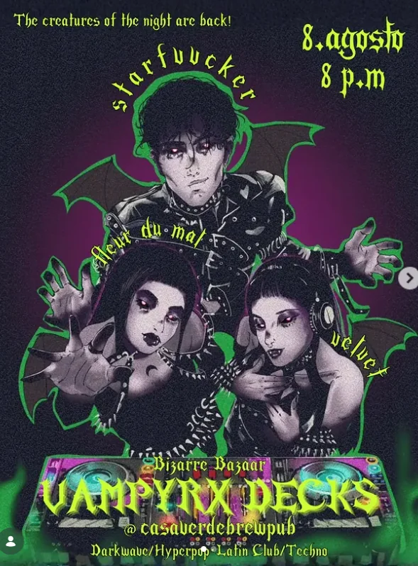 Flyer de Vampire decks