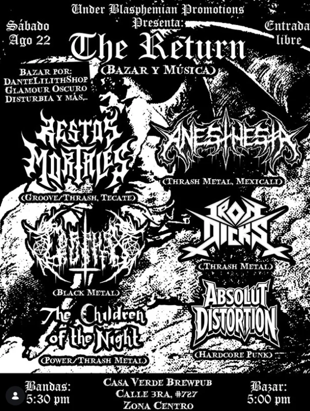 Flyer de The return
