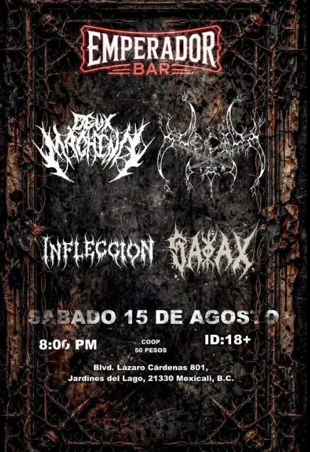 Flyer de Rock en emperador