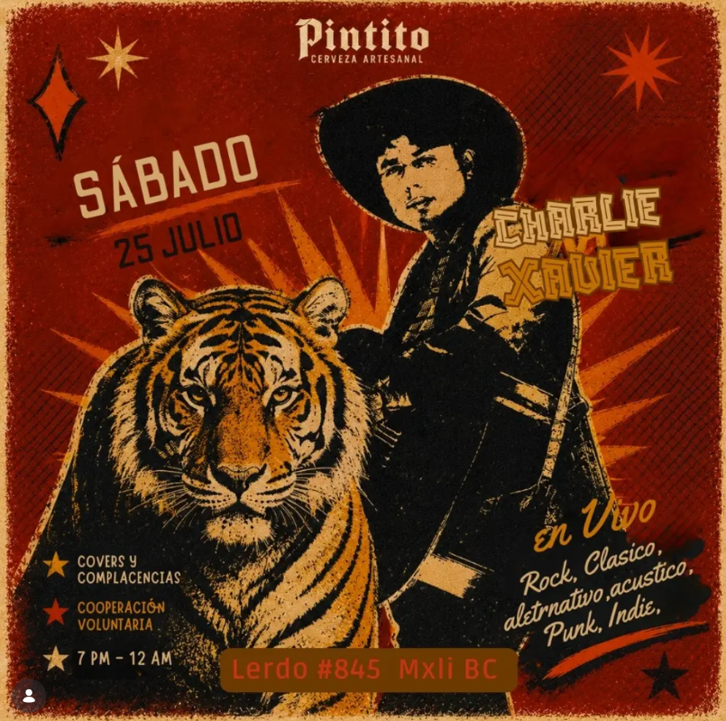 Flyer de Charly xavier 