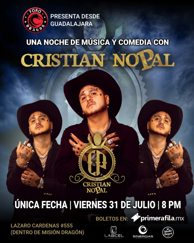 Flyer de CRISTIAN NOPAL