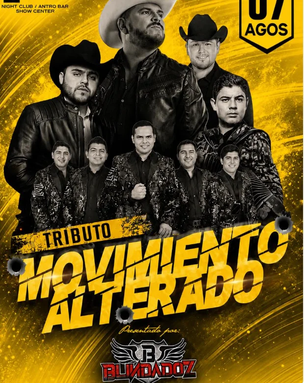 Flyer de Tributo al movimiento alterado