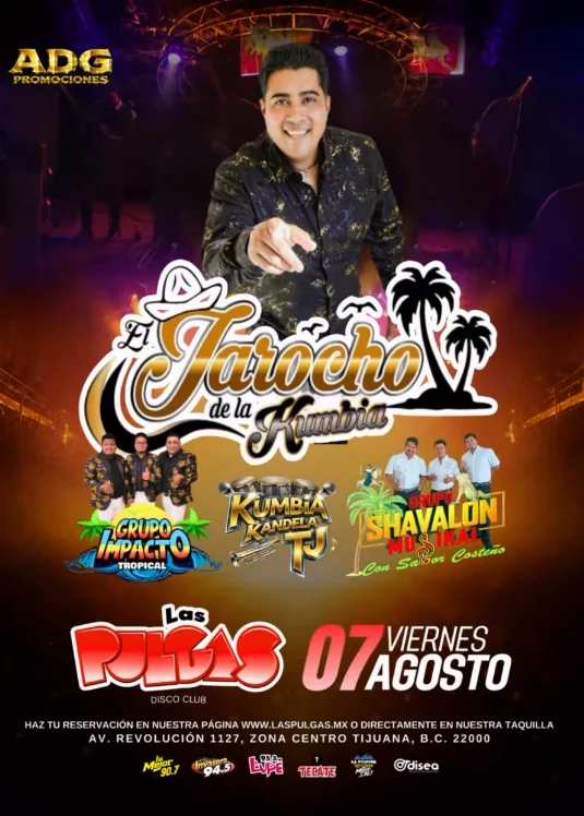 Flyer de Jarocho de la cumbia