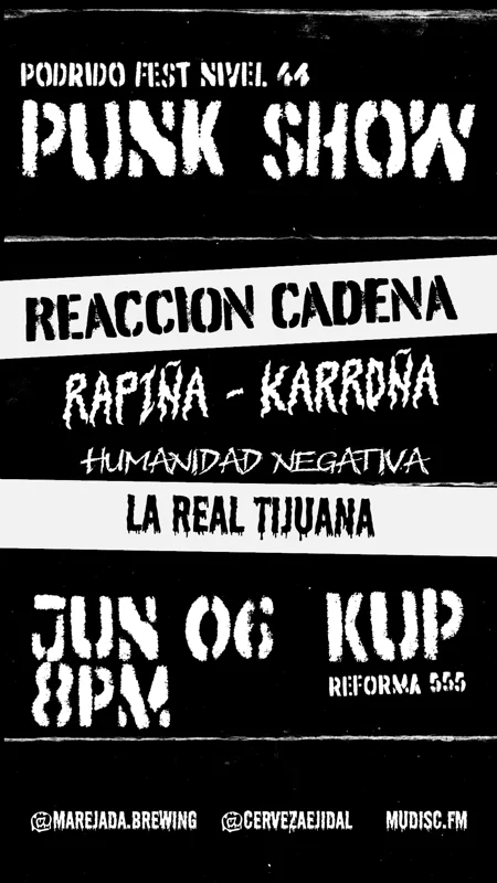 Flyer de Podrido Fest 44