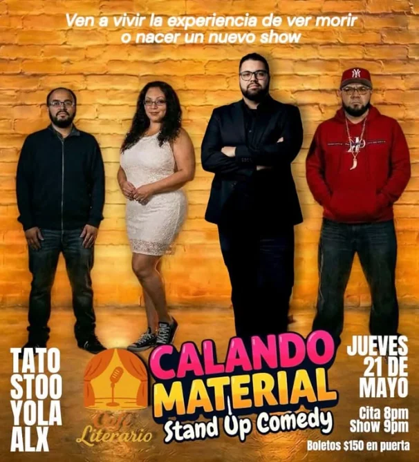 Flyer de Calando Material (Stand Up)