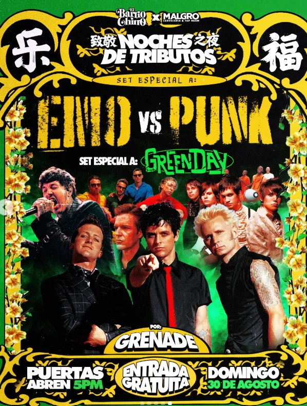 Flyer de Emo VS Punk !