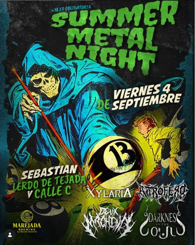 Flyer de Summer Metal Nights