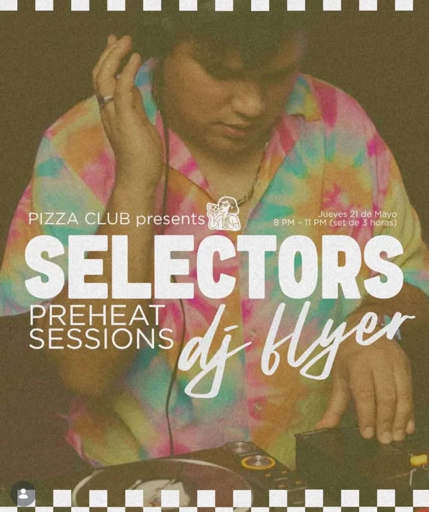 Flyer de Selectors Preheat sessions DJ FLYER