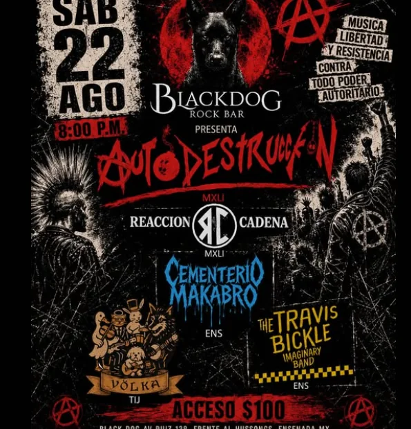 Flyer de Auto Destrucción 
