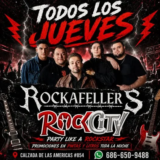 Flyer de Los Rockafellers 