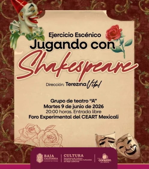 Flyer de Jugando con shakespeare