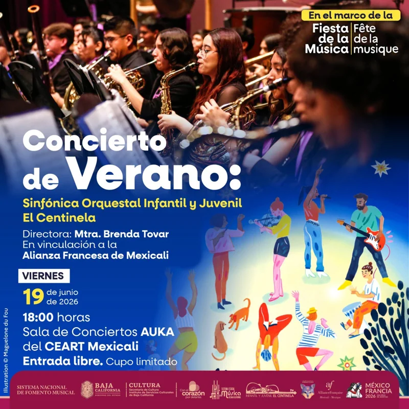 Flyer de SINFONICA ORQUESTAL INFANTIL Y JUVENIL EL CENTINELA