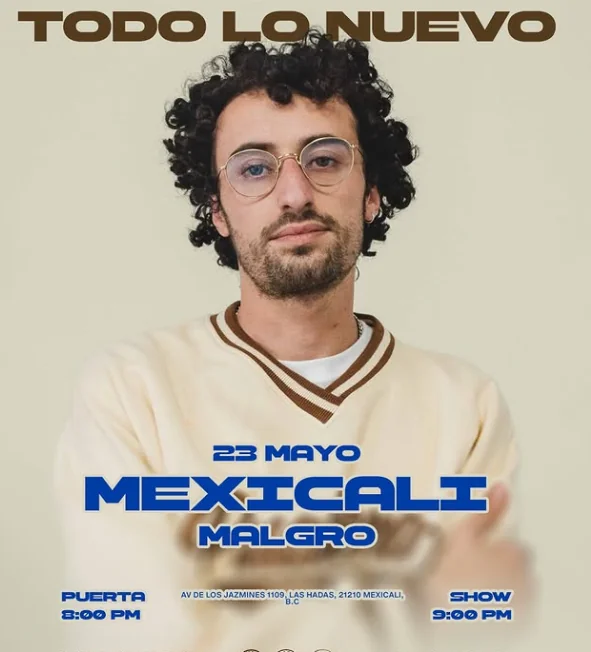 Flyer de Todo lo nuevo Por diego aceves stand up Comedy