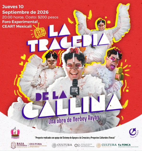 Flyer de La tragedia de la gallina