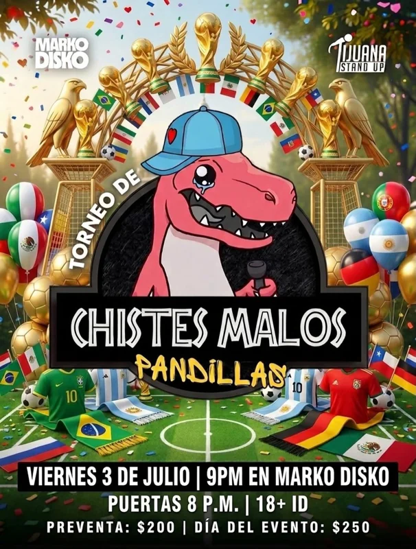Flyer de 🏆⚽ ¡MUNDIAL DE LOS CHISTES MALOS! ⚽🏆