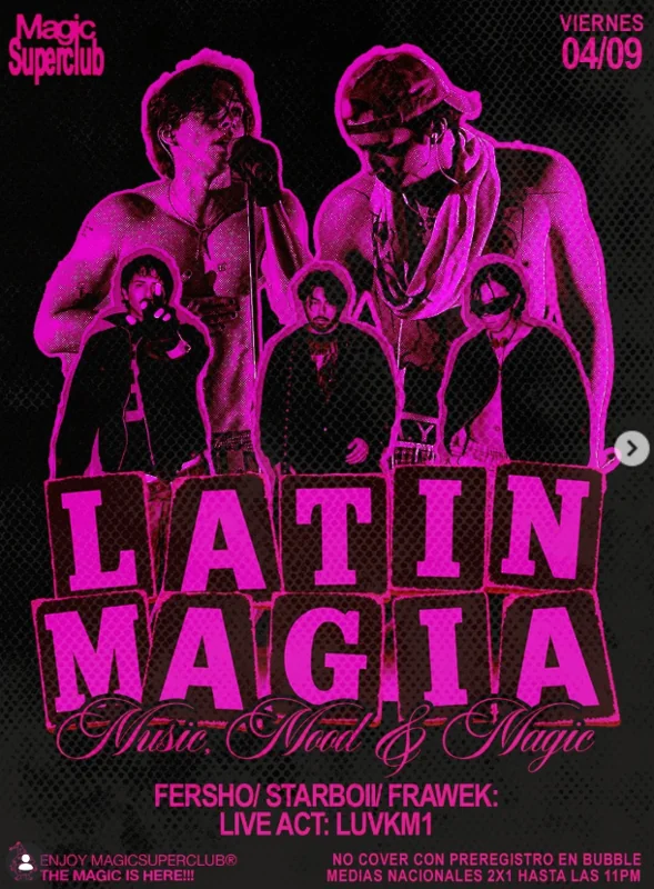 Flyer de Latin magia