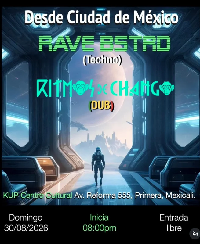 Flyer de Invasión Techno